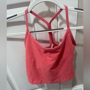Beyond Yoga Pink Racerback Crop Tank Top